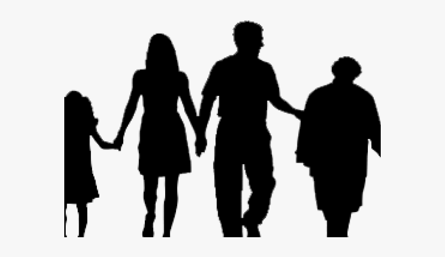 People Silhouette Clipart Reunion - Silhouette Family Reunion Clipart Png, Transparent Clipart