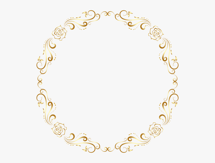 Transparent Png Round Border Frame Png, Transparent Clipart