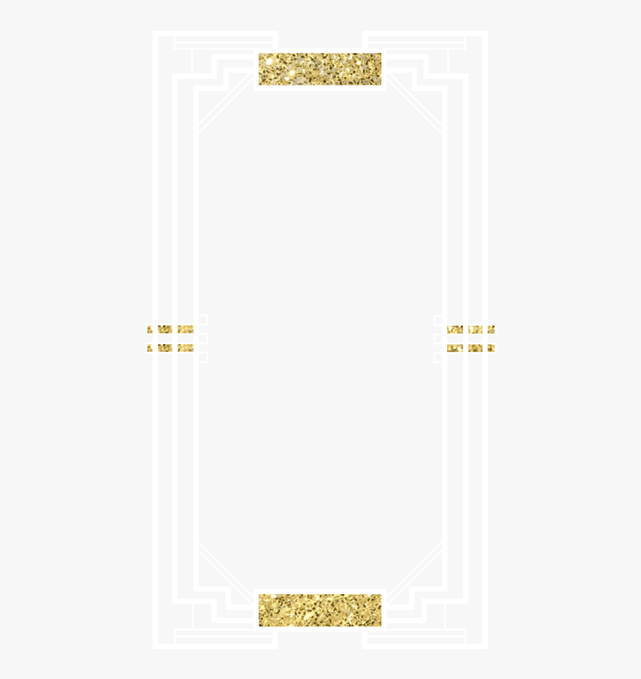 Art Deco Frame Png - Invitation To Gatsbys Party, Transparent Clipart