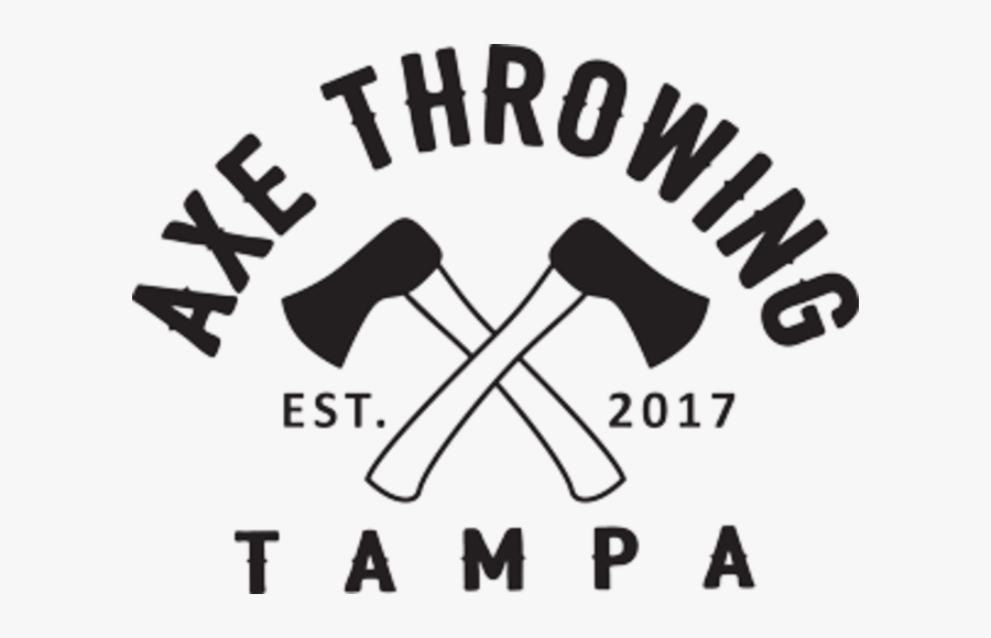 Logo - Axe Throwing Tampa Bay, Transparent Clipart