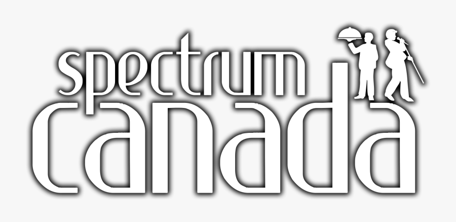 Spectrum Canada Logo White Shadow Square - Calligraphy, Transparent Clipart