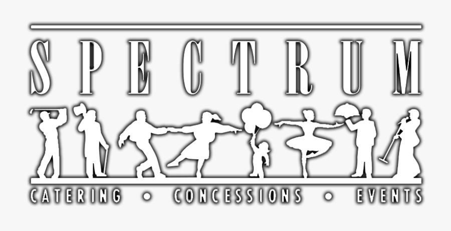Logo White - Spectrum Catering Event, Transparent Clipart