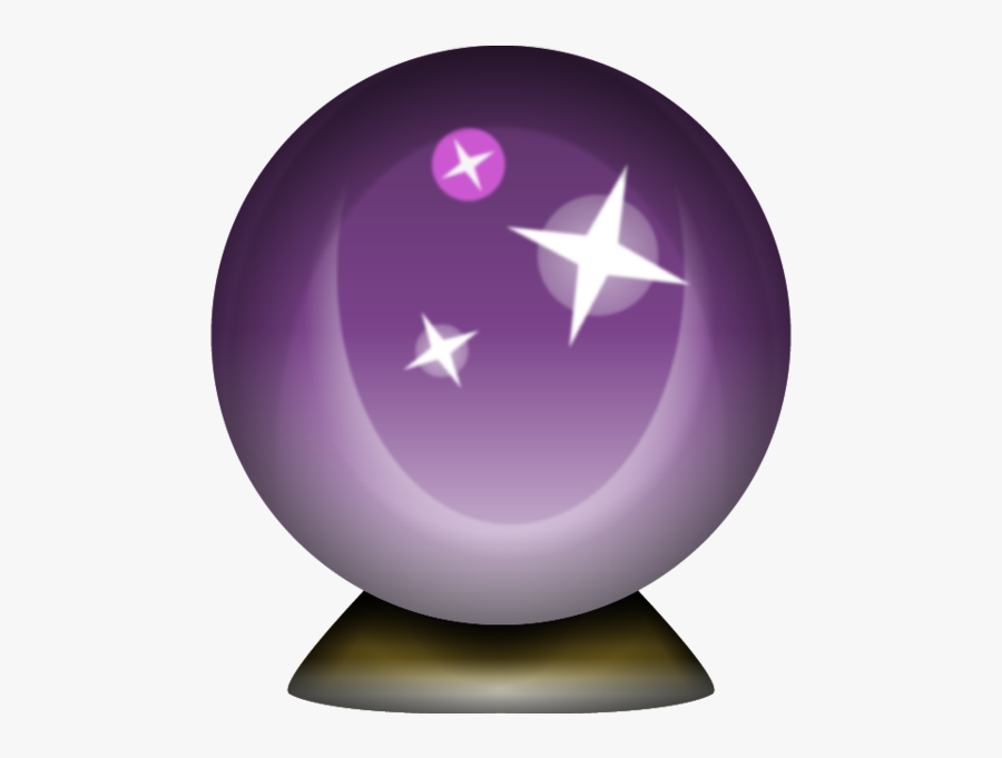 Art,illustration - Transparent Background Crystal Ball Emoji, Transparent Clipart