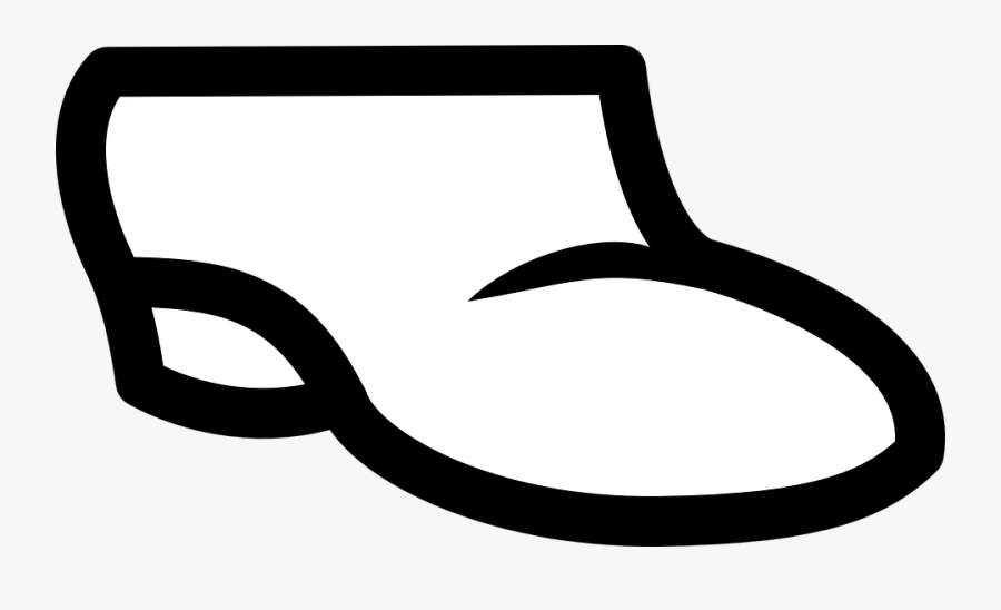 Collection Of Outline Of A Shoe - Outline Of A Shoe, Transparent Clipart