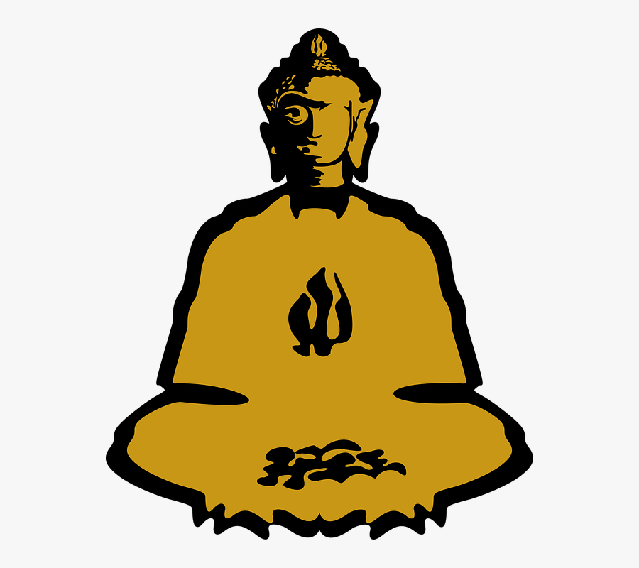 Buddha, Statue, Buddhism, Religion, Golden - Buddismo Png, Transparent Clipart