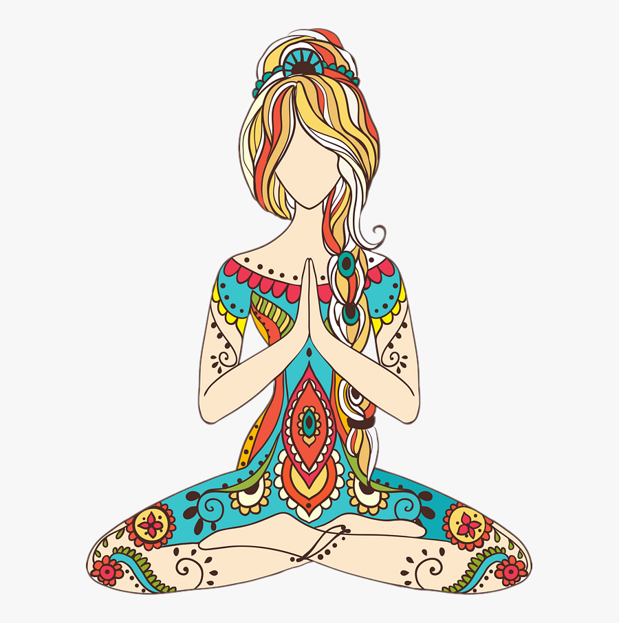 #freetoedit #sticker #yoga #buddhism #colors #colourful - Om Chakras, Transparent Clipart