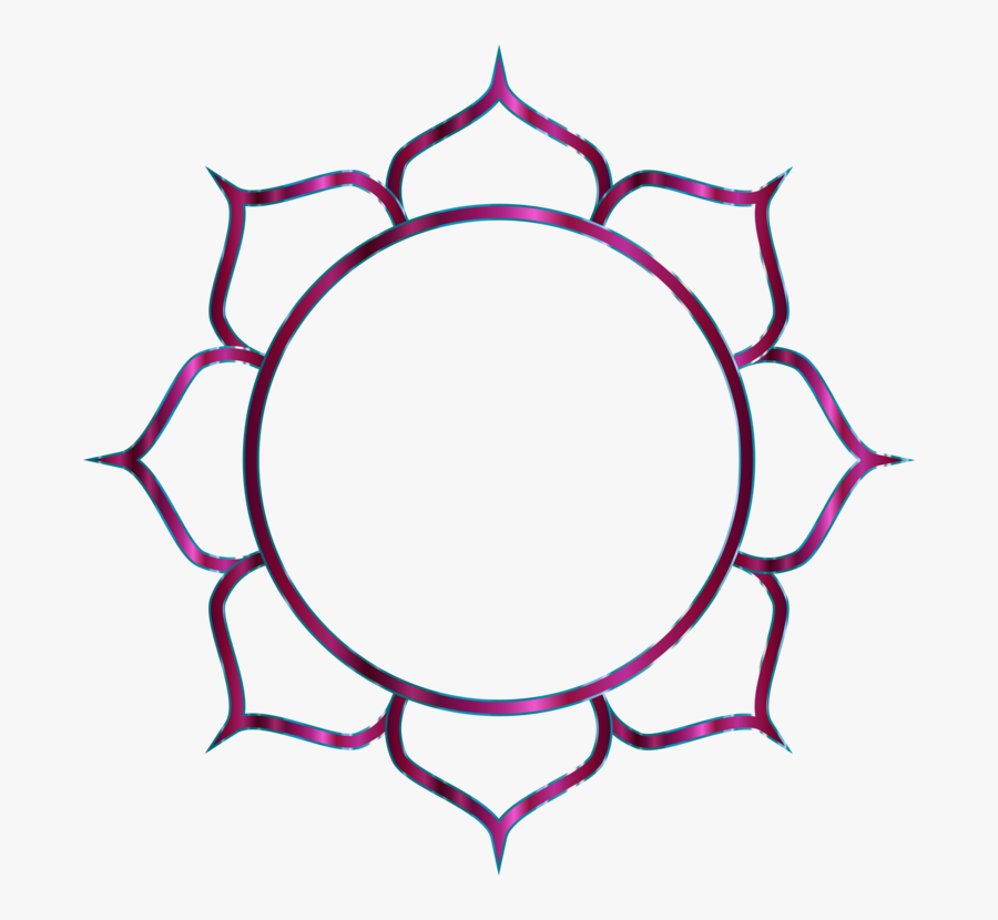 Pink,line Art,leaf - Buddhism Easy To Draw, Transparent Clipart