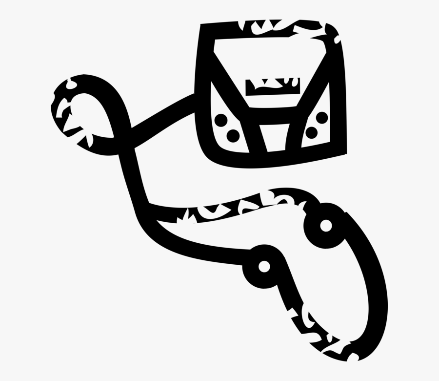 Vector Illustration Of Personal Stereo Listening Device, Transparent Clipart