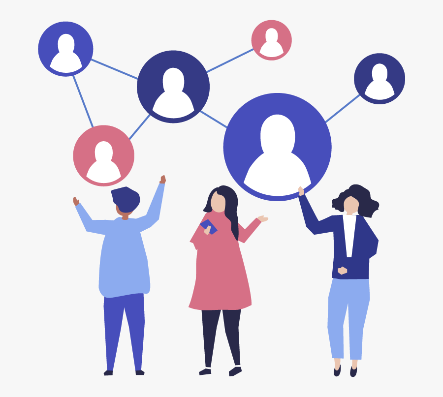 Social Network Vector Png, Transparent Clipart