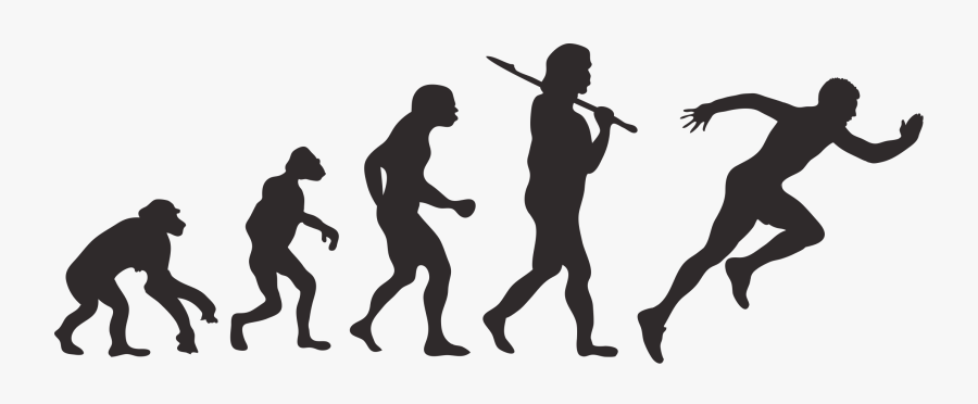 Human Evolution Vector , Free Transparent Clipart - ClipartKey
 The Evolution Of Man For Kids