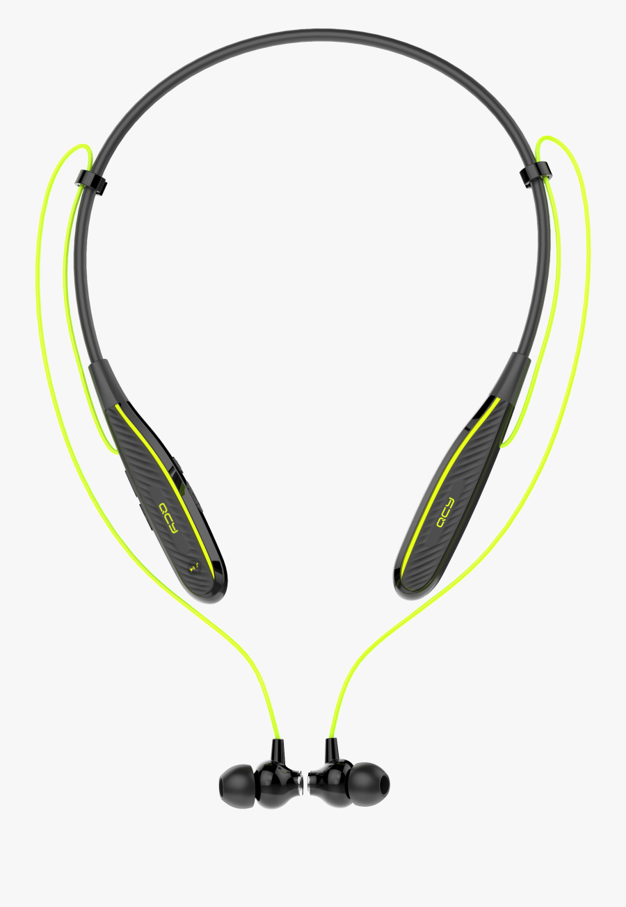Qcy Qy25 Sport Neckband Wireless Earphones With Vibration - Illustration, Transparent Clipart