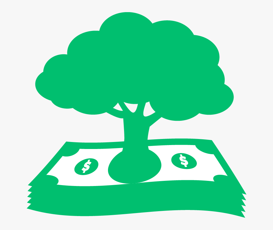 Money Tree Icon, Transparent Clipart