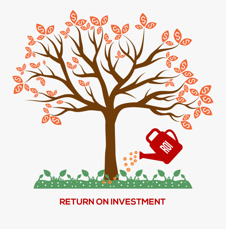 Return On Investment With App4sales - Arbol De Vinilo Pared, Transparent Clipart