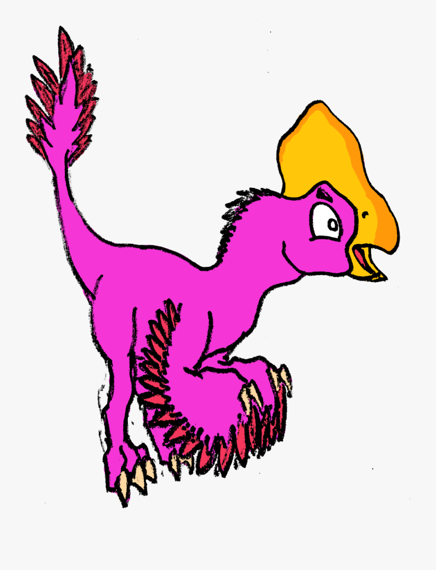 #dinosaur #obiraptor #raptor - Cartoon, Transparent Clipart