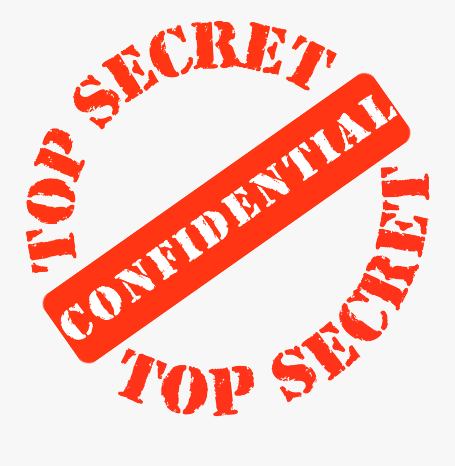 Clip Art Secrets Of - Top Secret Confidential Png, Transparent Clipart