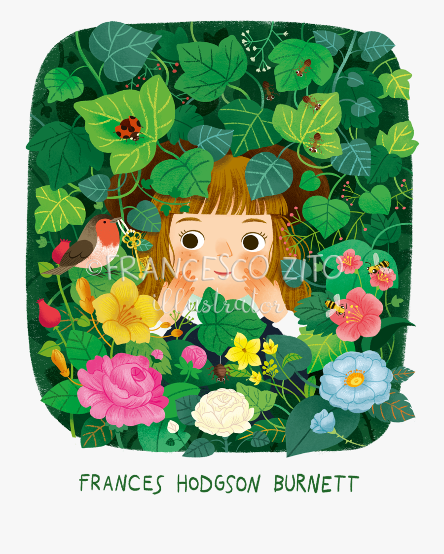 Secret Garden Illustration, Transparent Clipart