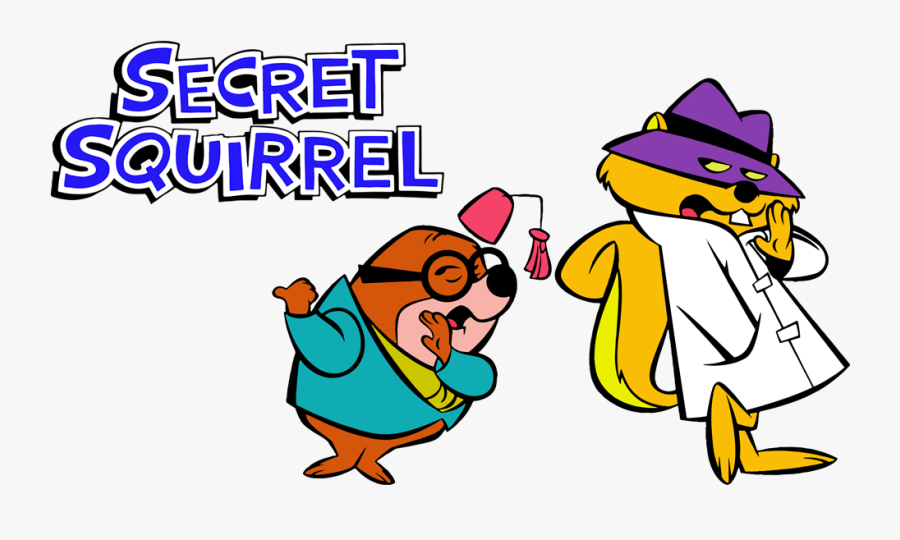 Secret Squirrel Show Logo, Transparent Clipart