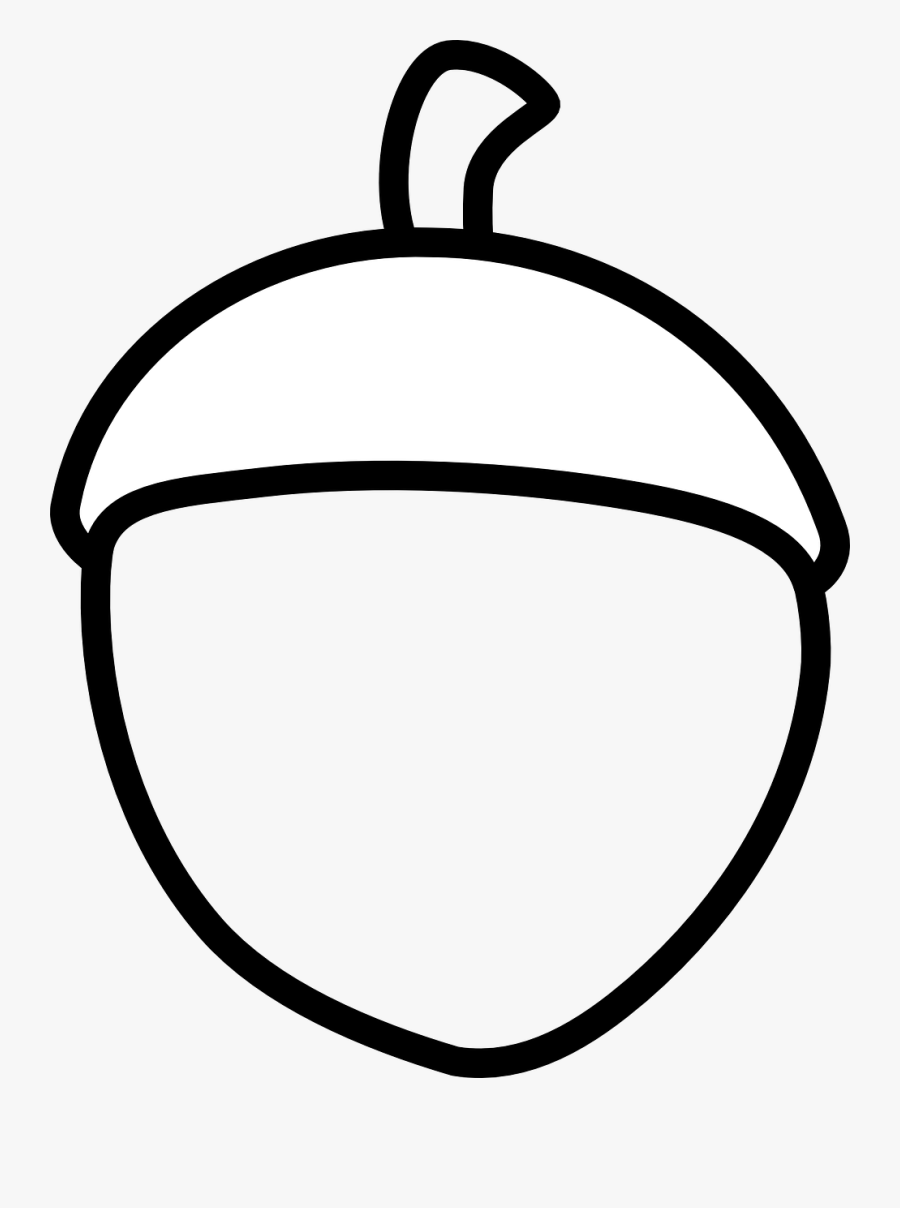 Acorn Sketch Autumn Free Picture - Acorns Clipart Black And White, Transparent Clipart