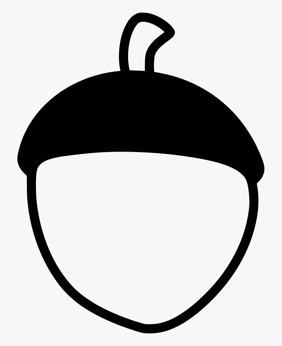 Acorn Svg Sketch, Transparent Clipart