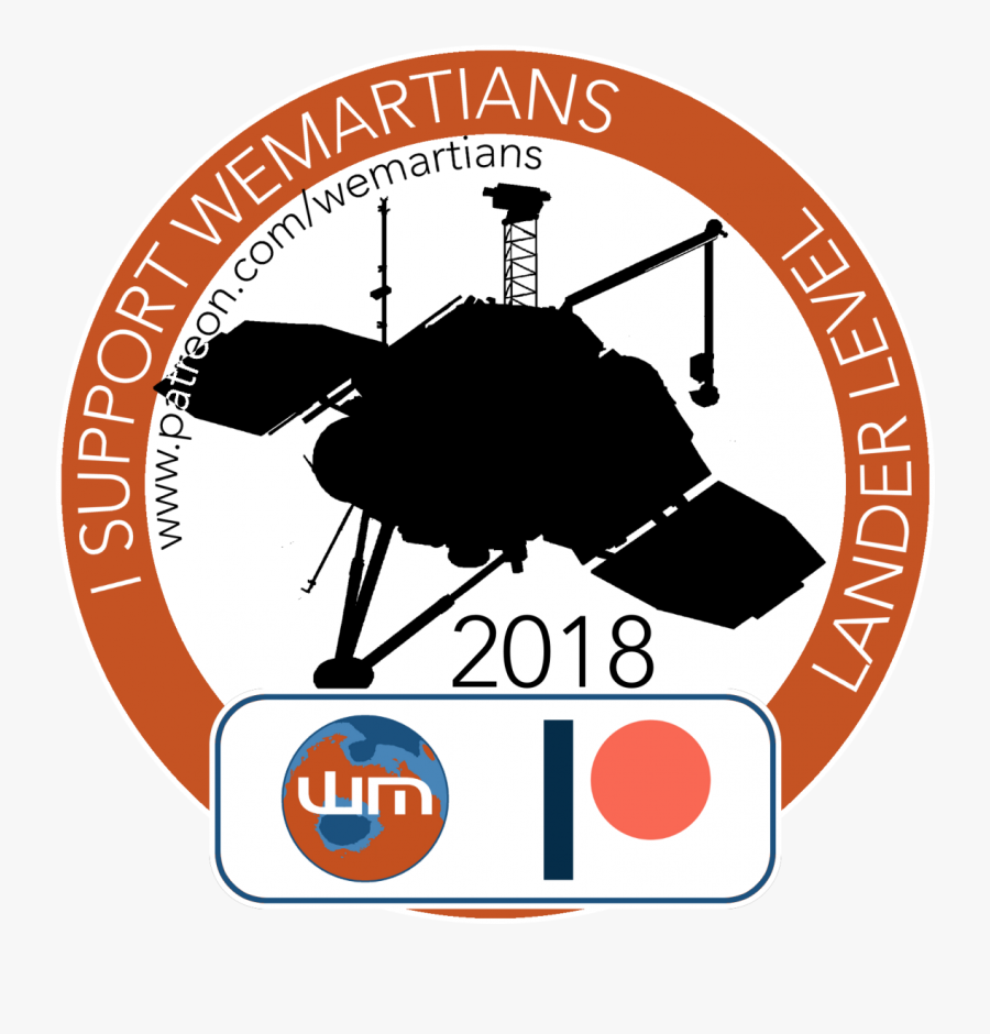 Wemartians Lander-level Social Media Badge - Illustration, Transparent Clipart