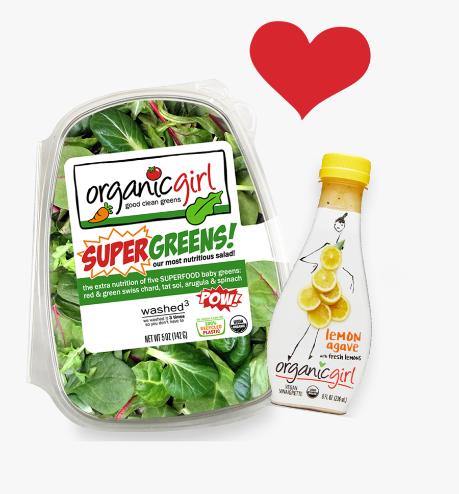Organic Girl Salads, Transparent Clipart