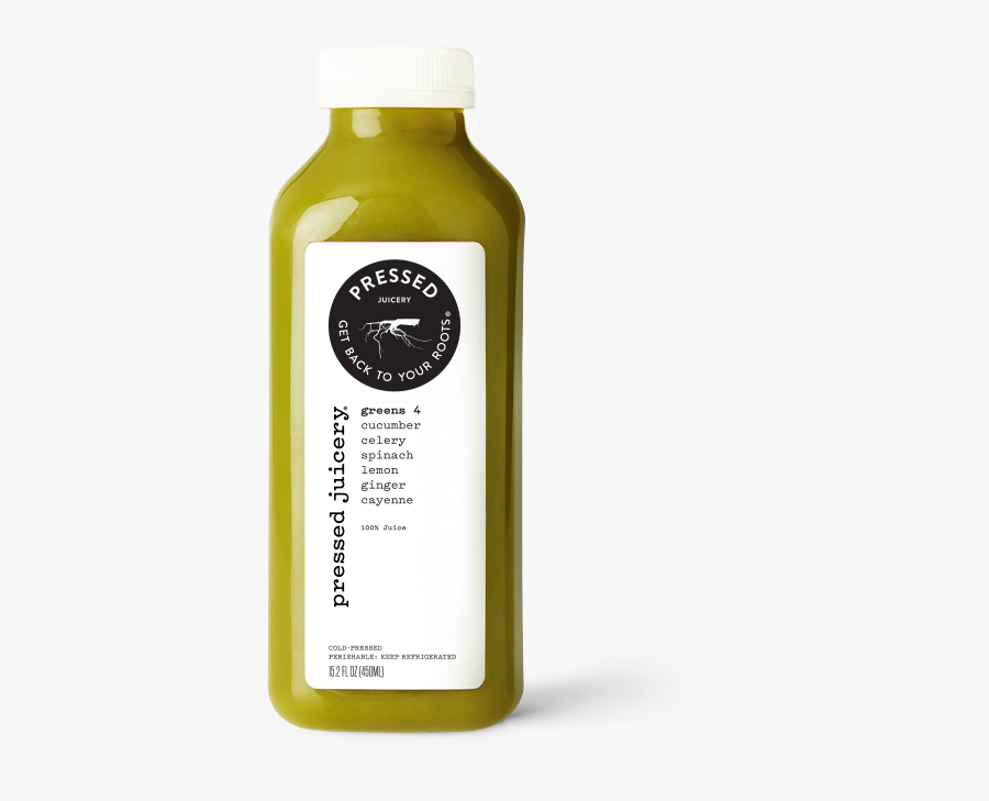 Greens - Pressed Juicery Bottle, Transparent Clipart