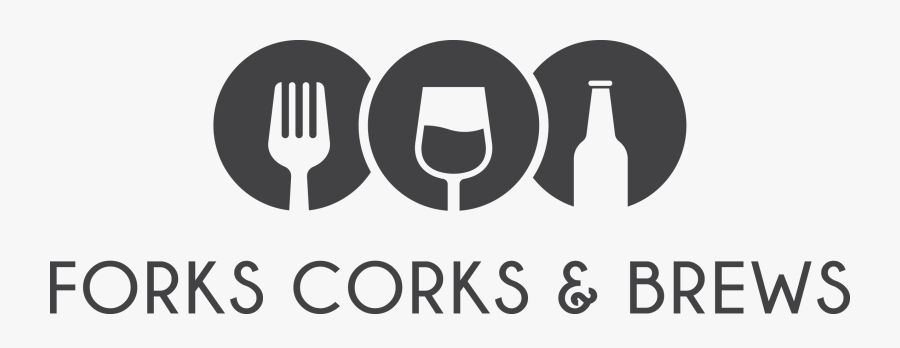 Forks Corks And Brews, Transparent Clipart