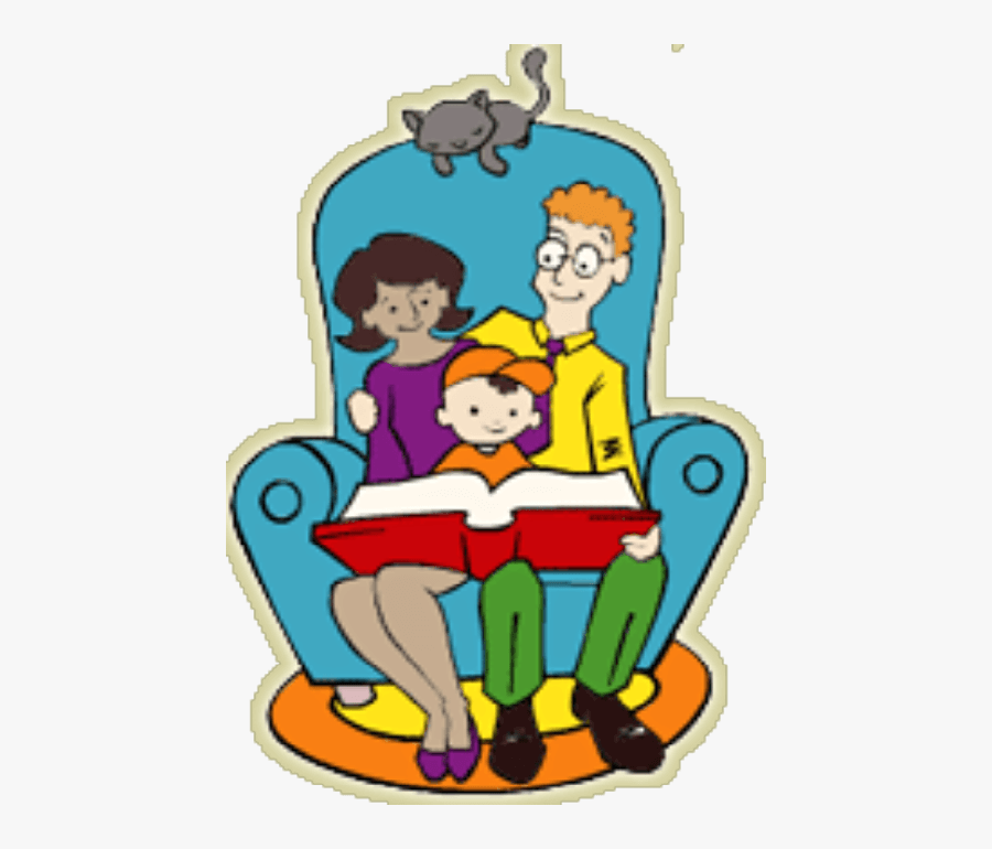 Family Reading, Transparent Clipart