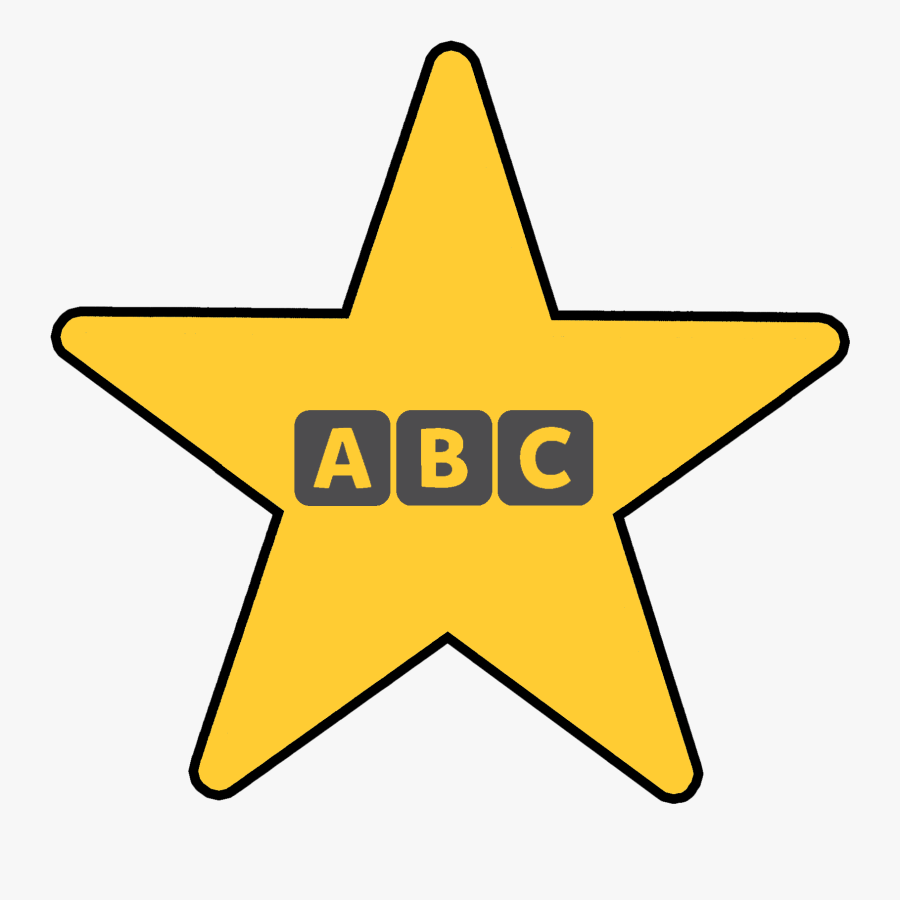 Yellow Star Literacy - Toy Story Sheriff Star Svg, Transparent Clipart