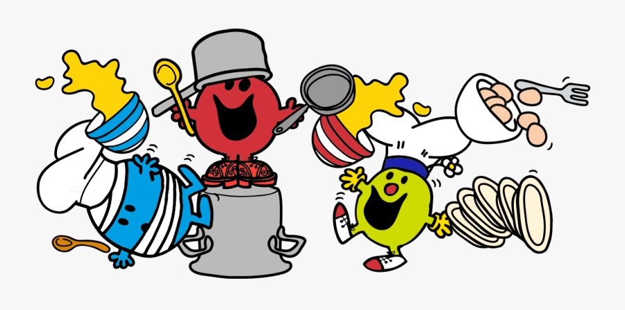 Cooking With Your Little Ones - Mr Men Cooking, Transparent Clipart