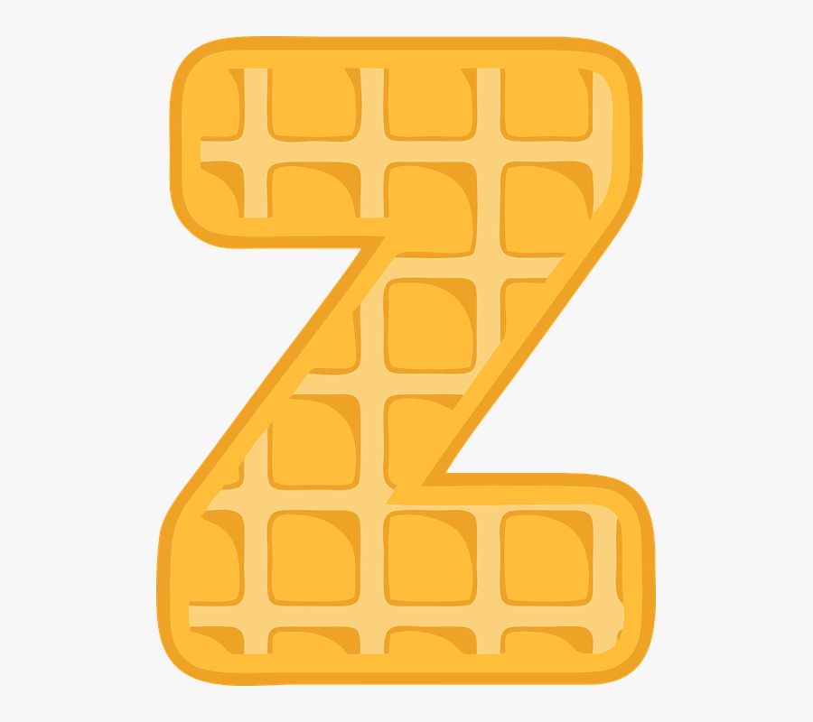 Z, Alphabet, Waffle, Letter, Typography, Text, Font - Waffle Alphabet Z, Transparent Clipart