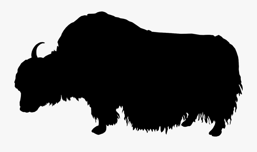Yak Silhouette Png, Transparent Clipart