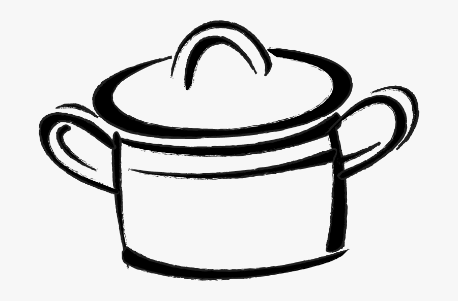 Kettle Drawing Kid - Cooking Pot Drawing Png, Transparent Clipart