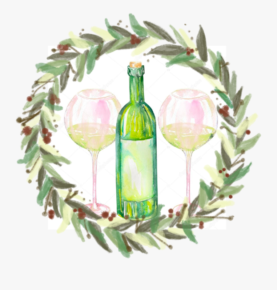Christmas Watercolor Wreath Png, Transparent Clipart