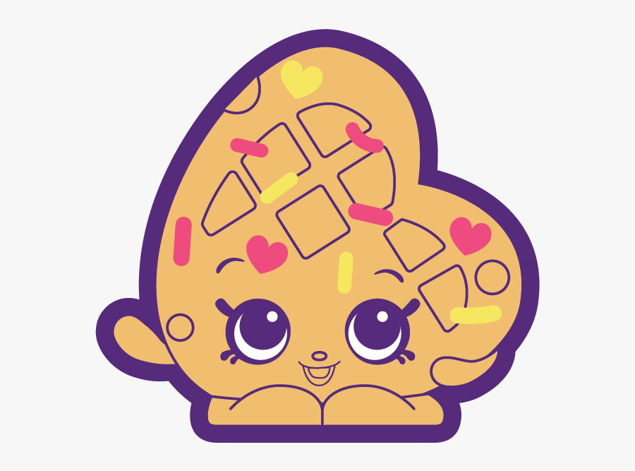 Waffle Shopkin, Transparent Clipart