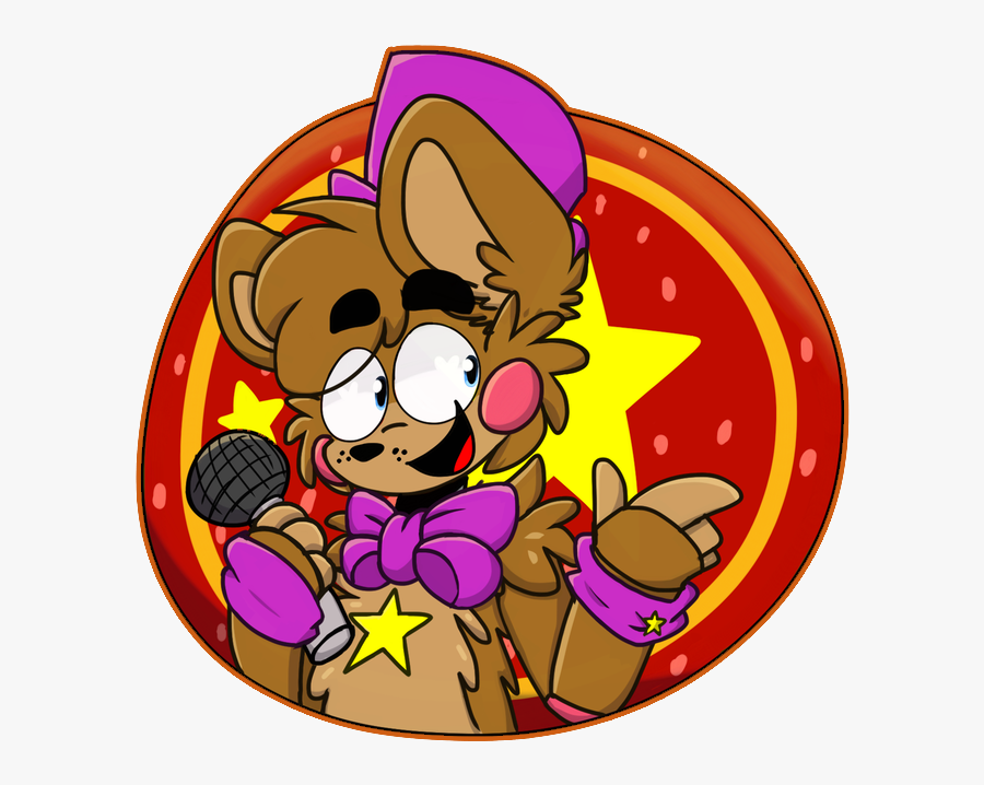 Fnaf Rockstar Freddy Fanart, Transparent Clipart