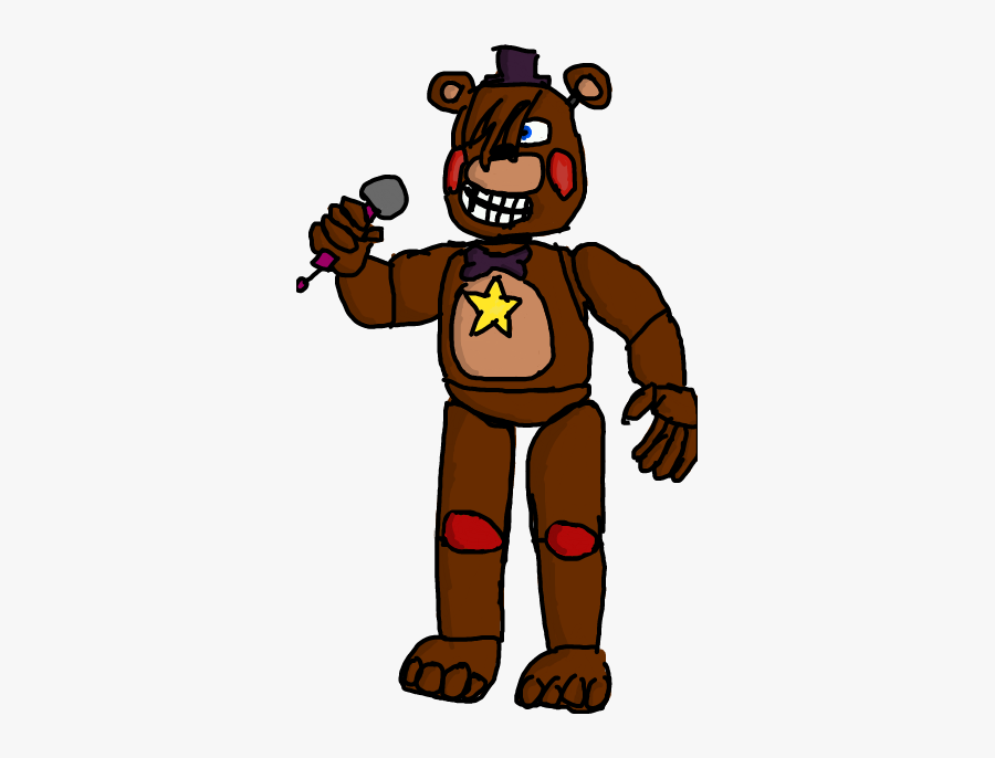#rockstar #freddy #fnaf - Cartoon, Transparent Clipart