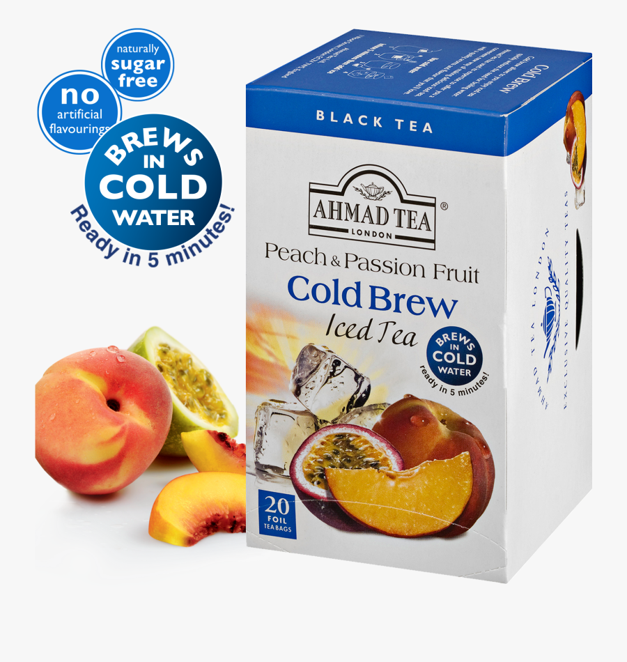 Ahmad Tea Cold Brew Iced Tea, Transparent Clipart