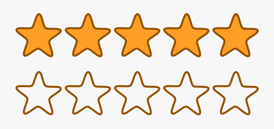 Air Conditioner Ratings - Four Stars Out Of Five, Transparent Clipart