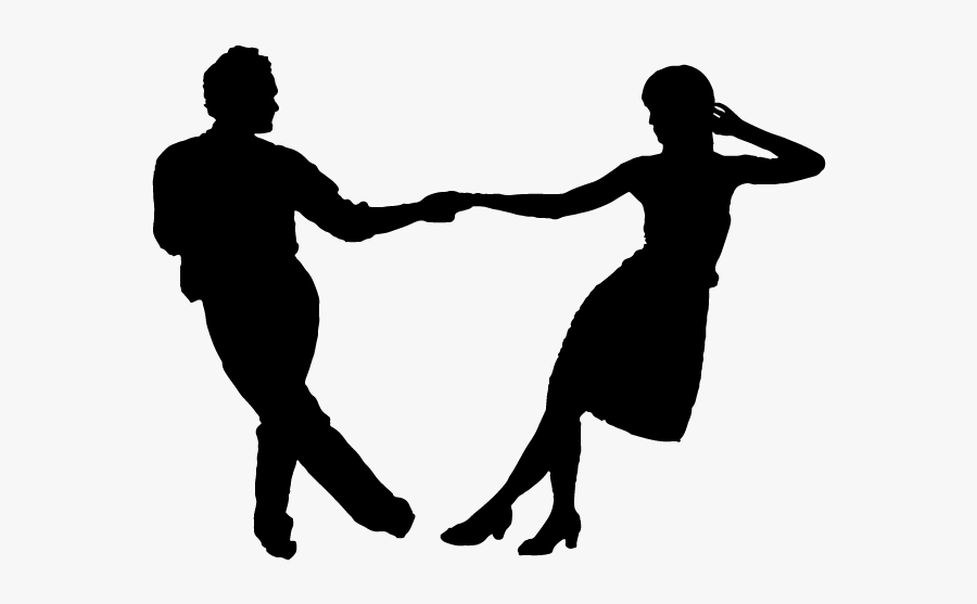 Swing Dancing Silhouette Png - Swing Dance Png, Transparent Clipart