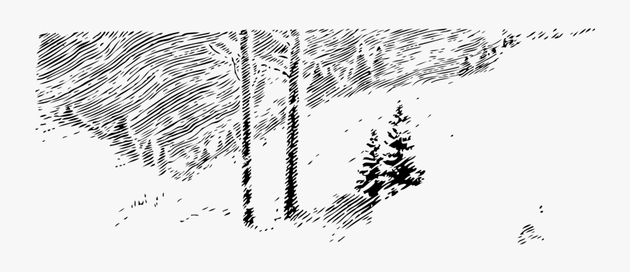 Transparent Snowy Trees Png - Winter Trees Clip Art, Transparent Clipart