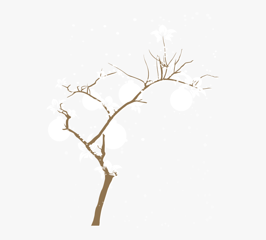 Tree Winter Shape - Illustration, Transparent Clipart