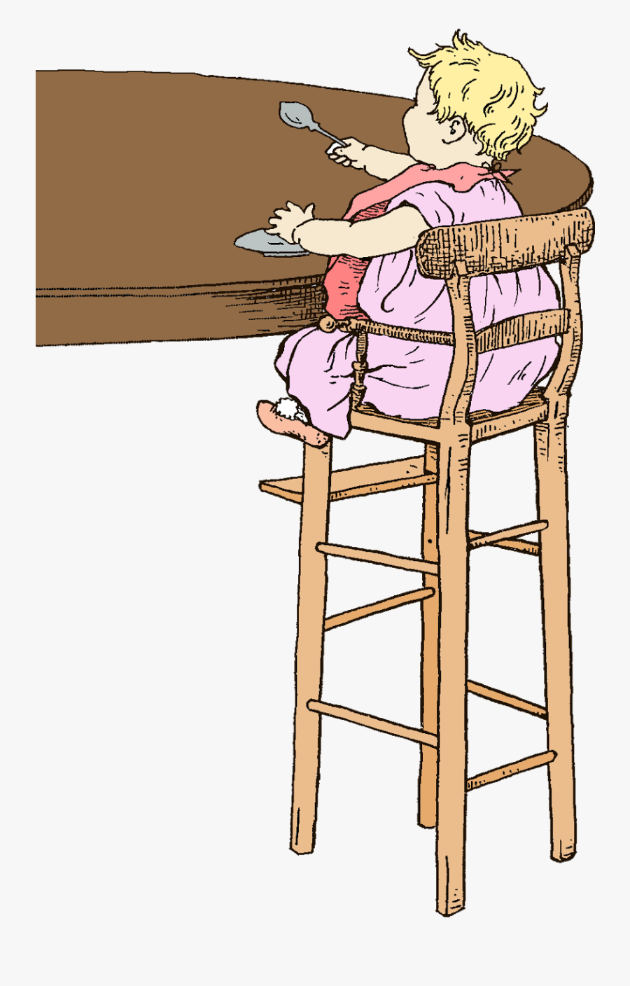 Baby Image High Chair Printable Download - High Chair, Transparent Clipart