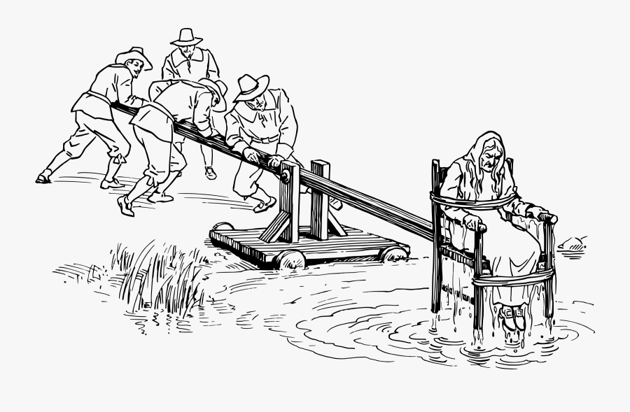 Ducking Stool Clip Arts - Carting Elizabethan Era, Transparent Clipart
