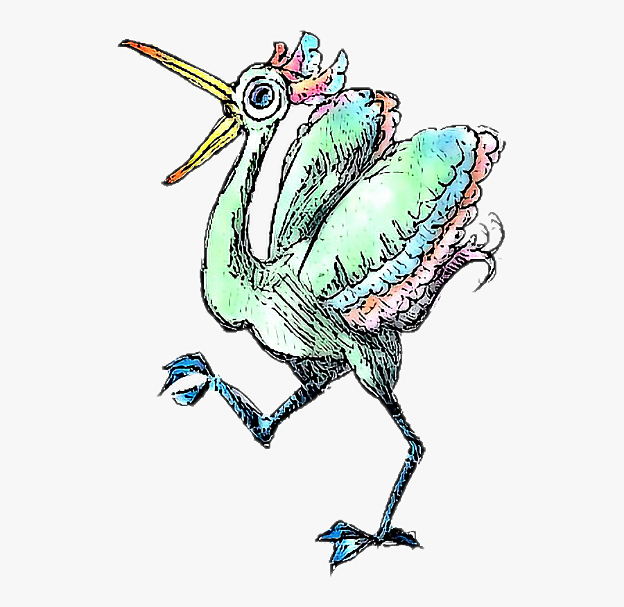 #bird #cute #roadrunner #colorful #animalstickers #animalsticker - Illustration, Transparent Clipart