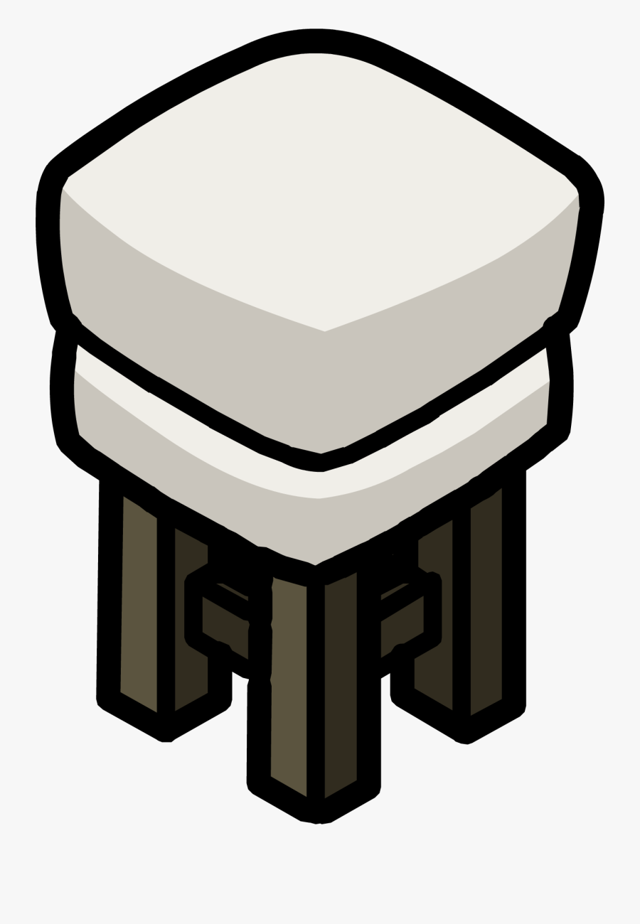 Club Penguin Wiki - Club Penguin Stool, Transparent Clipart