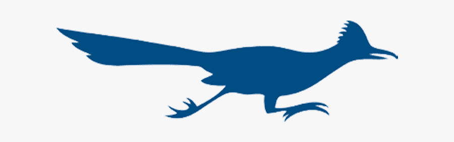 One Of The Earliest Versions Of Utsa’s Roadrunner Logo - Illustration, Transparent Clipart