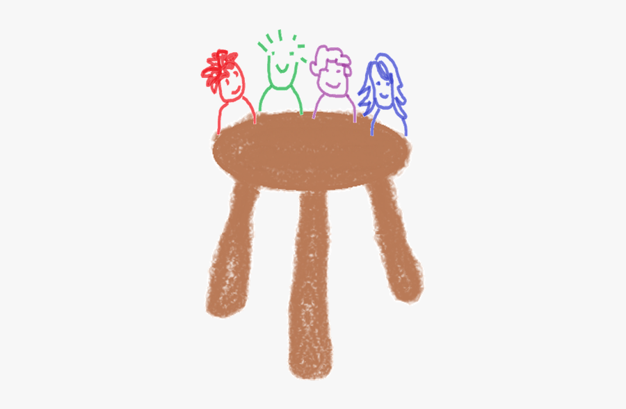 The Three Legged Stool Of Facilitation - Child Art, Transparent Clipart