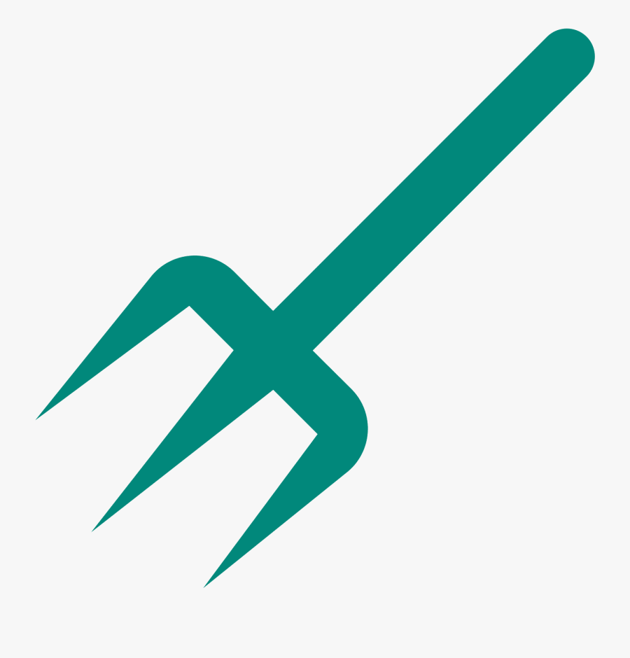 Pitchfork Clipart Pitch Fork - Colorfulness, Transparent Clipart