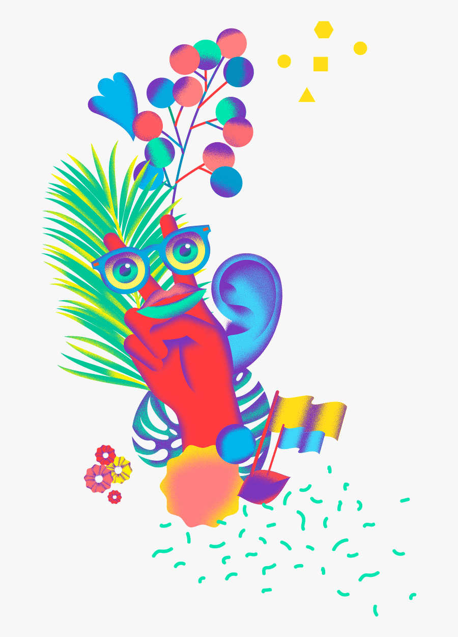 Music Festival Branding, Transparent Clipart